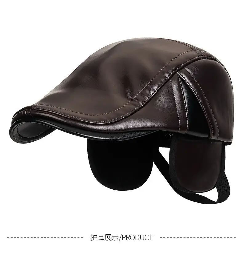 Winter Fleece Lined Duckbill Cap for Men — feature 20