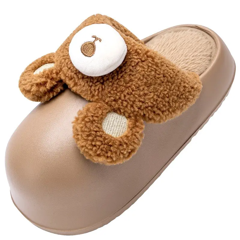 Cotton Slippers for Women 2026 New Model Winter 2026 New Model Indoor Home Warm Plush Cotton Shoes for Outdoor Wear Autumn and Winter