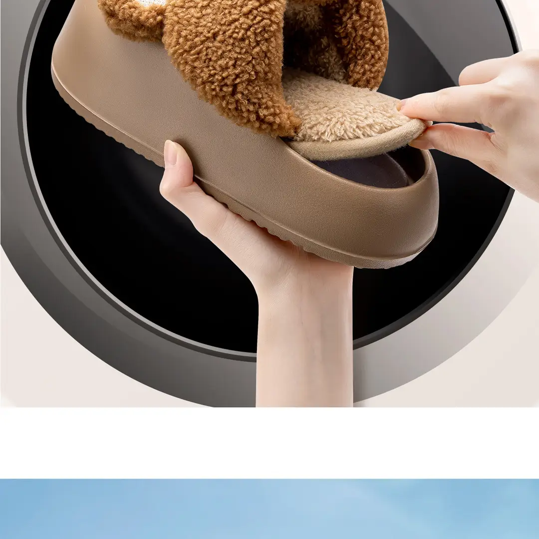 Cotton Slippers for Women 2026 New Model Winter 2026 New Model Indoor Home Warm Plush Cotton Shoes for Outdoor Wear Autumn and Winter — feature 10