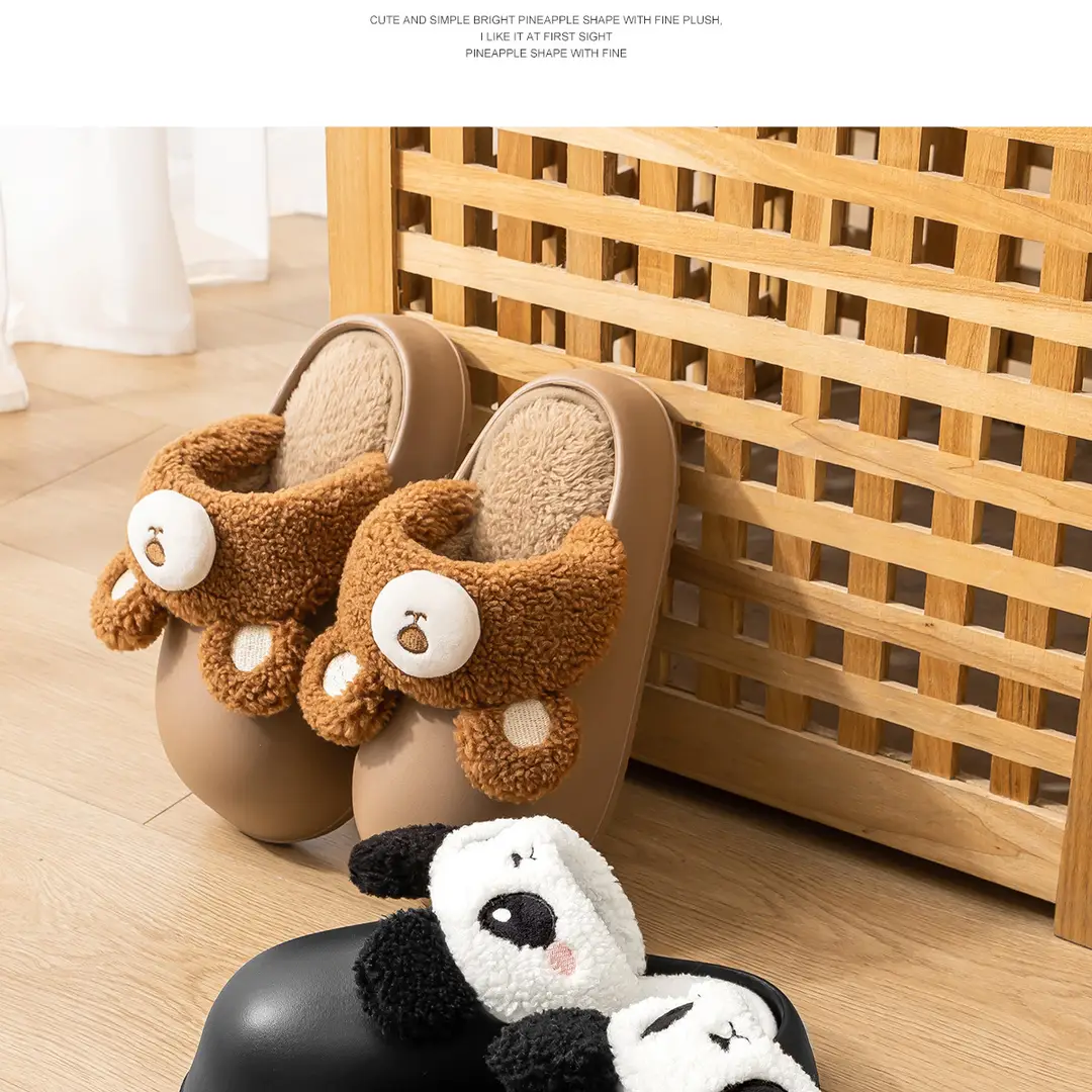 Cotton Slippers for Women 2026 New Model Winter 2026 New Model Indoor Home Warm Plush Cotton Shoes for Outdoor Wear Autumn and Winter — feature 21