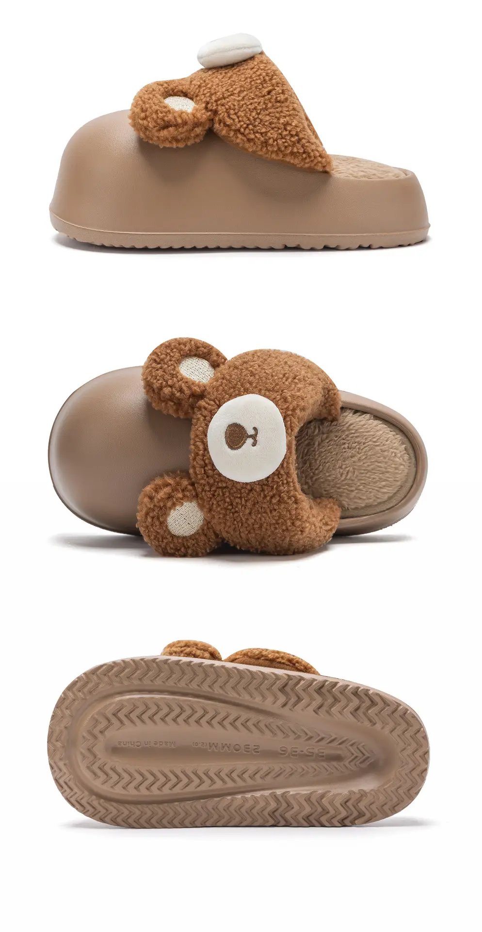 Cotton Slippers for Women 2026 New Model Winter 2026 New Model Indoor Home Warm Plush Cotton Shoes for Outdoor Wear Autumn and Winter — feature 26