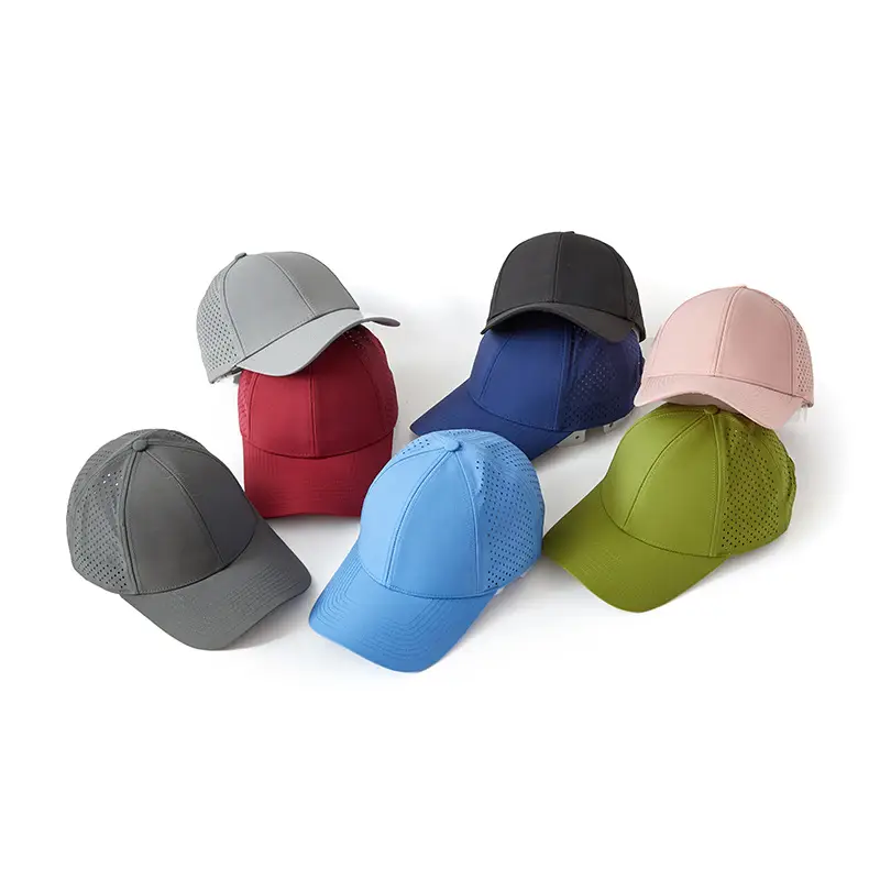 Men Blue Mesh Baseball Cap Summer Sunshade