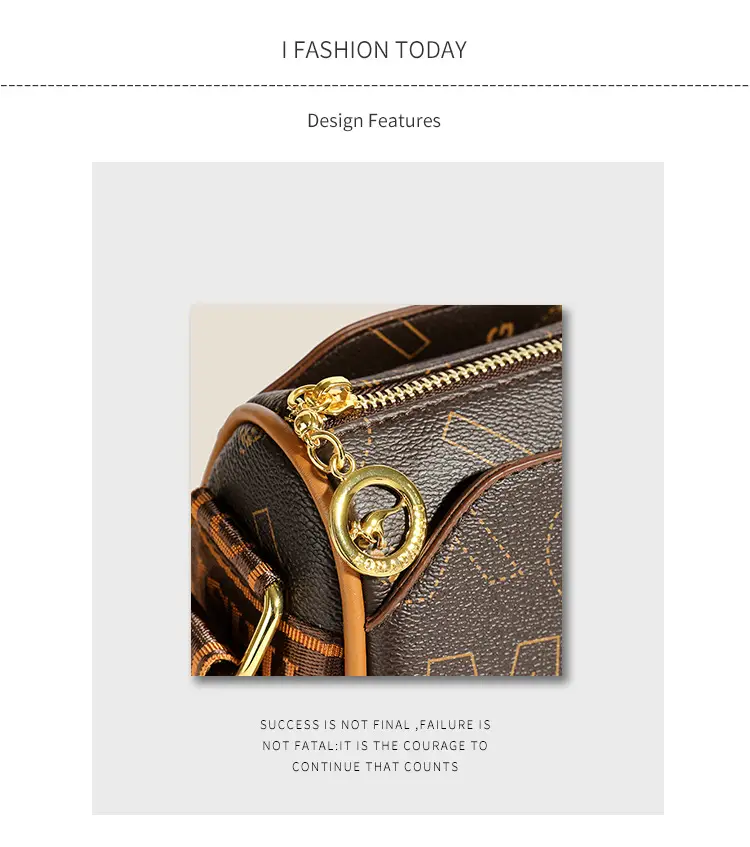 Fashion casual letter printing ladies cylinder bag large capacity foreign trade new wide shoulder strap shoulder messenger bag wholesale — feature 3