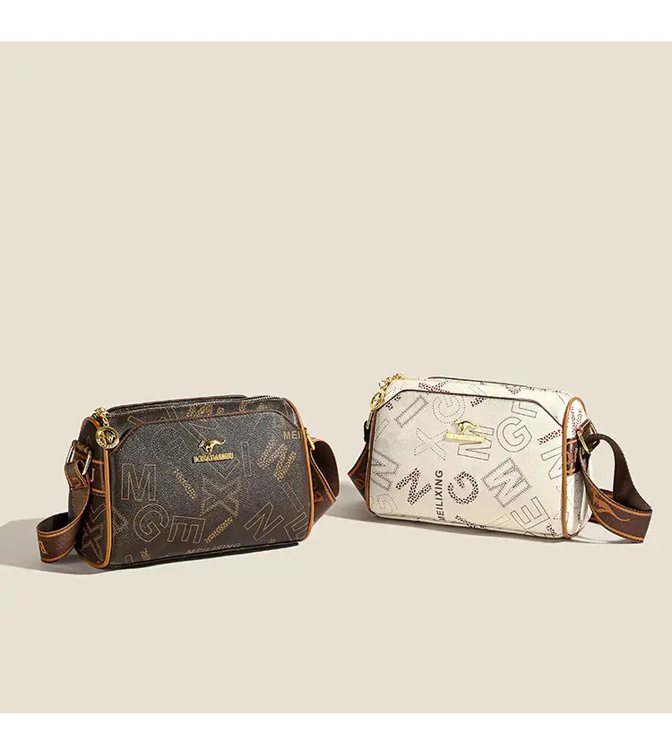 Fashion casual letter printing ladies cylinder bag large capacity foreign trade new wide shoulder strap shoulder messenger bag wholesale — feature 8