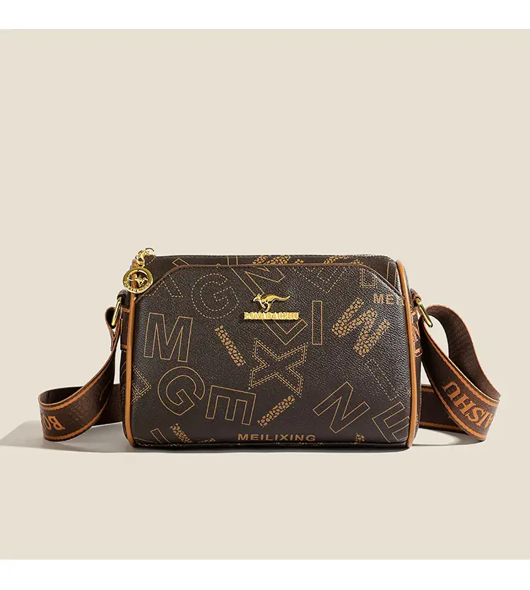 Fashion casual letter printing ladies cylinder bag large capacity foreign trade new wide shoulder strap shoulder messenger bag wholesale — feature 9