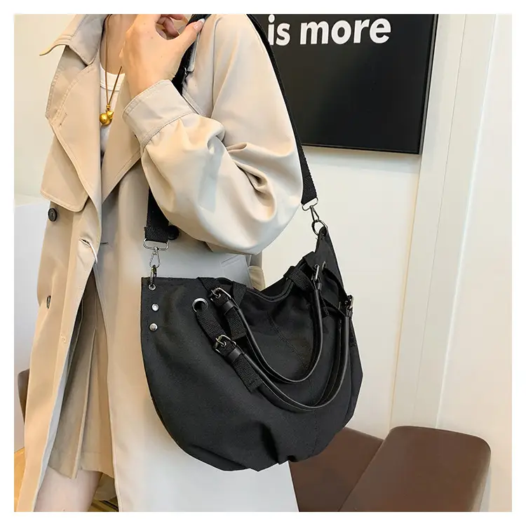 2024 Autumn Japanese Tote Bag Canvas Large Capacity Brown — feature 33