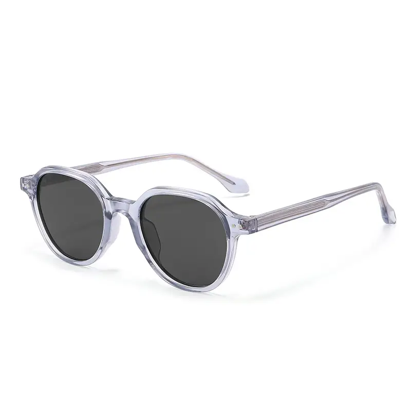 Vintage Polarized Sunglasses Men Anti-UV Clear Frame - Image 3