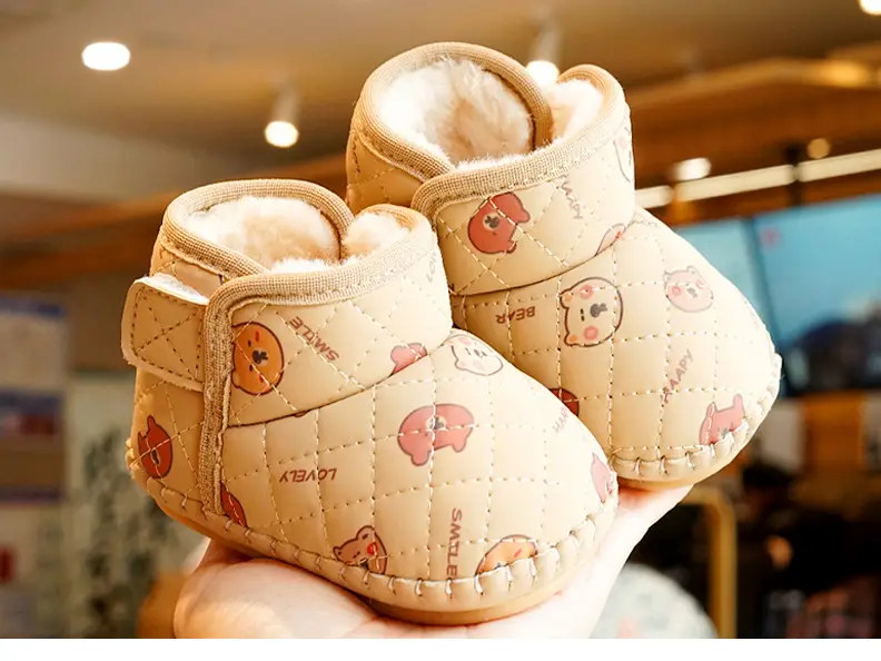 Baby Shoes Fleece Lined Non-Slip Winter 0-1 Yr — feature 10
