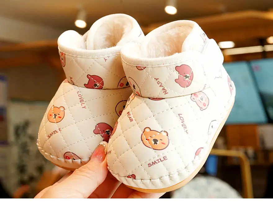 Baby Shoes Fleece Lined Non-Slip Winter 0-1 Yr — feature 6