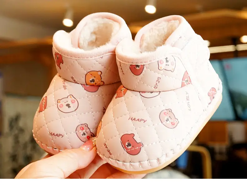 Baby Shoes Fleece Lined Non-Slip Winter 0-1 Yr — feature 9