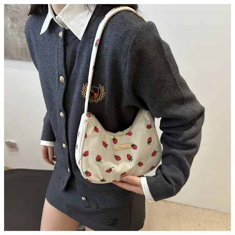Women's Floral Crossbody Bag Small Square Design — feature 21