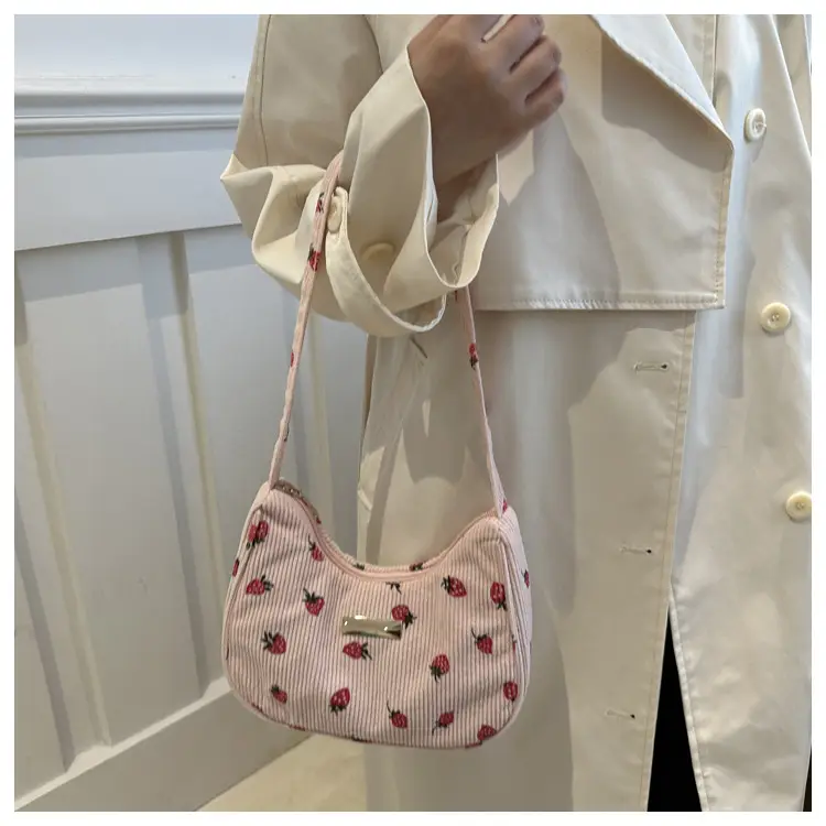 Women's Floral Crossbody Bag Small Square Design — feature 24