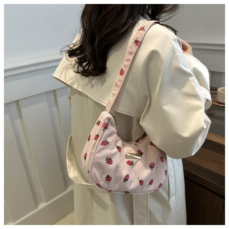 Women's Floral Crossbody Bag Small Square Design — feature 26