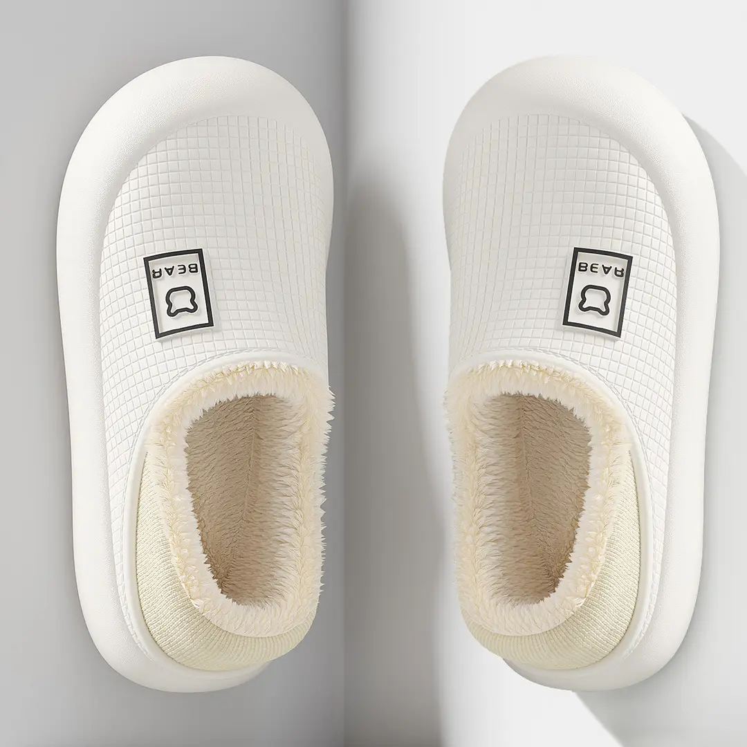 Waterproof Cotton Shoes for Women, Winter Home Indoor Plush Warm Bags and Cotton Slippers, Non-Slip Cotton Slippers for Men, Winter Wholesale - Image 6