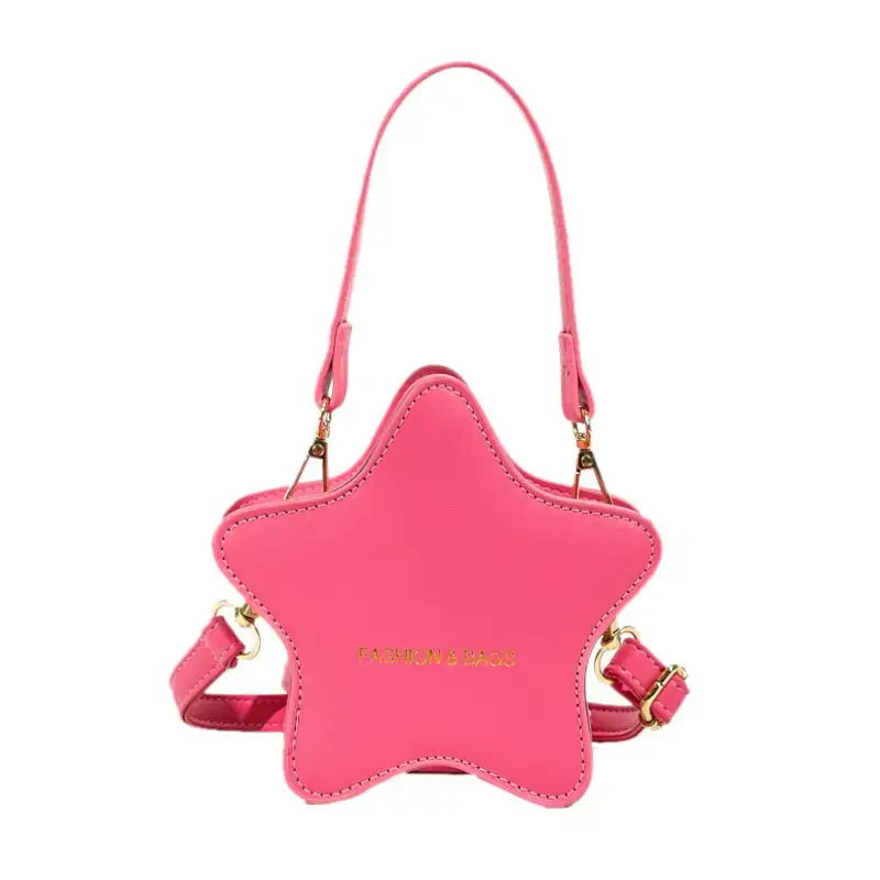 Star Shape Green Crossbody Bag for Girls - Image 3