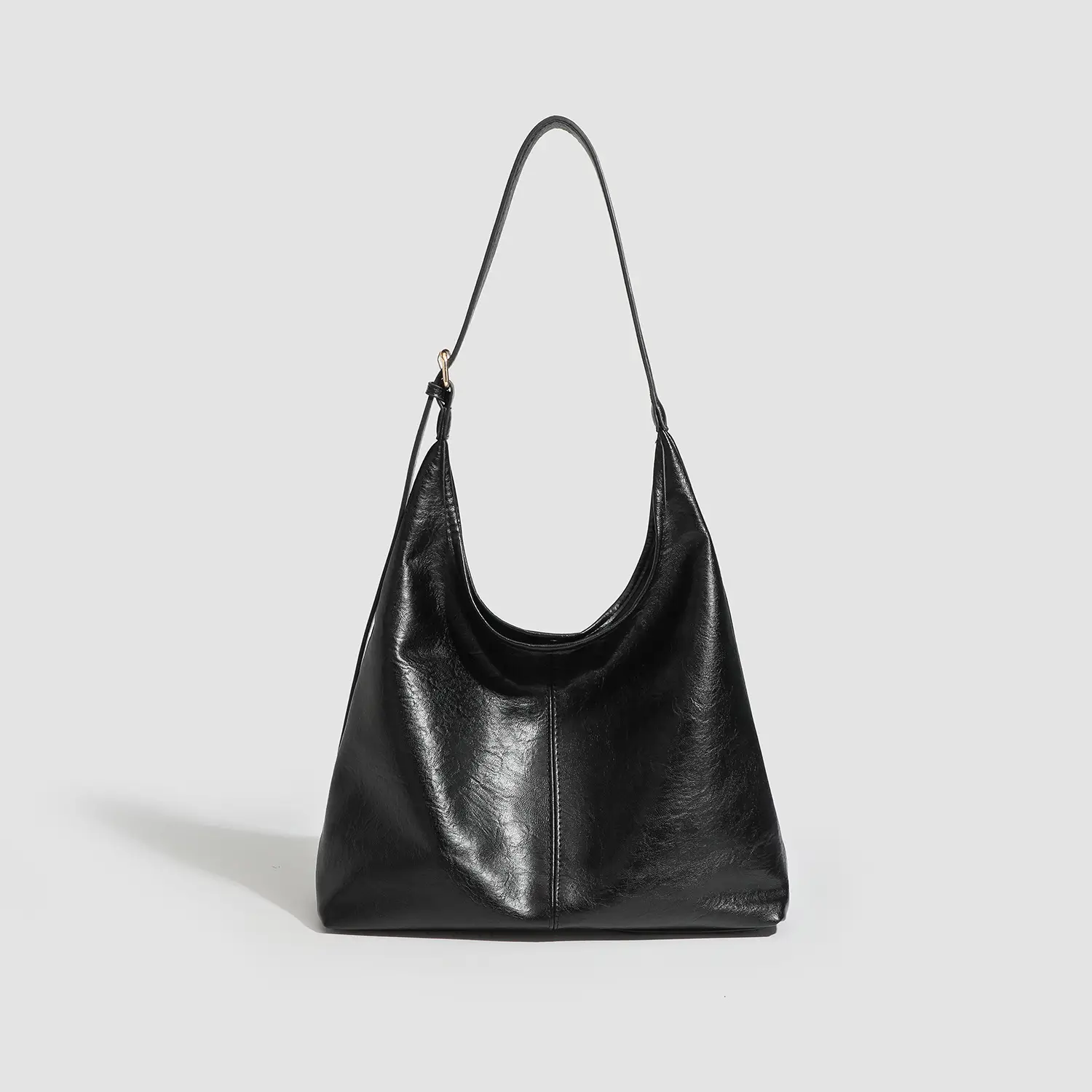 Brown Leather Large Commuter Tote Bag Women - Image 5