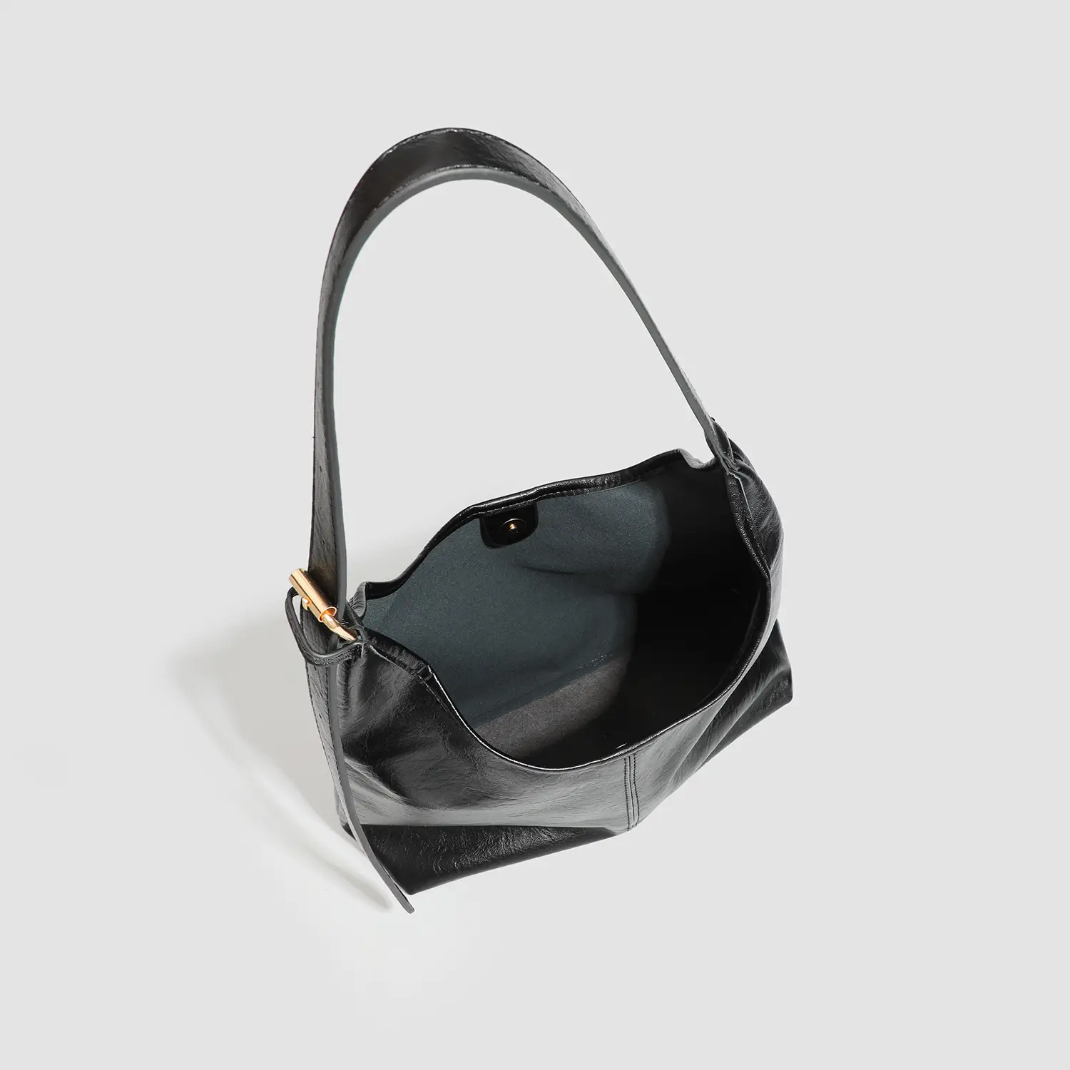 Brown Leather Large Commuter Tote Bag Women - Image 6