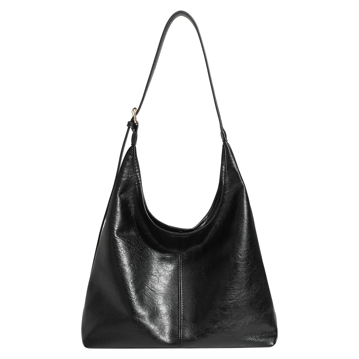 Brown Leather Large Commuter Tote Bag Women - Image 7