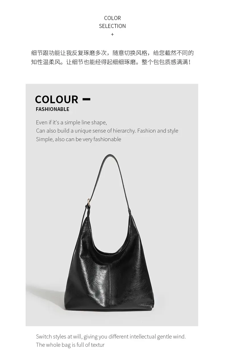 Brown Leather Large Commuter Tote Bag Women — feature 14