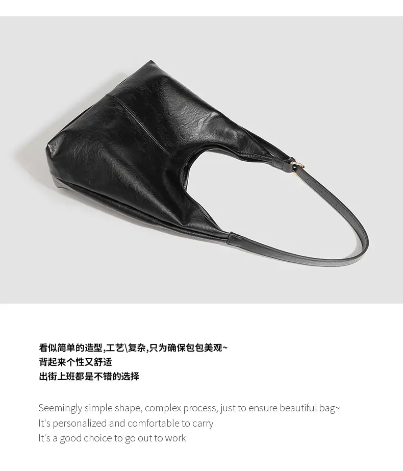 Brown Leather Large Commuter Tote Bag Women — feature 17