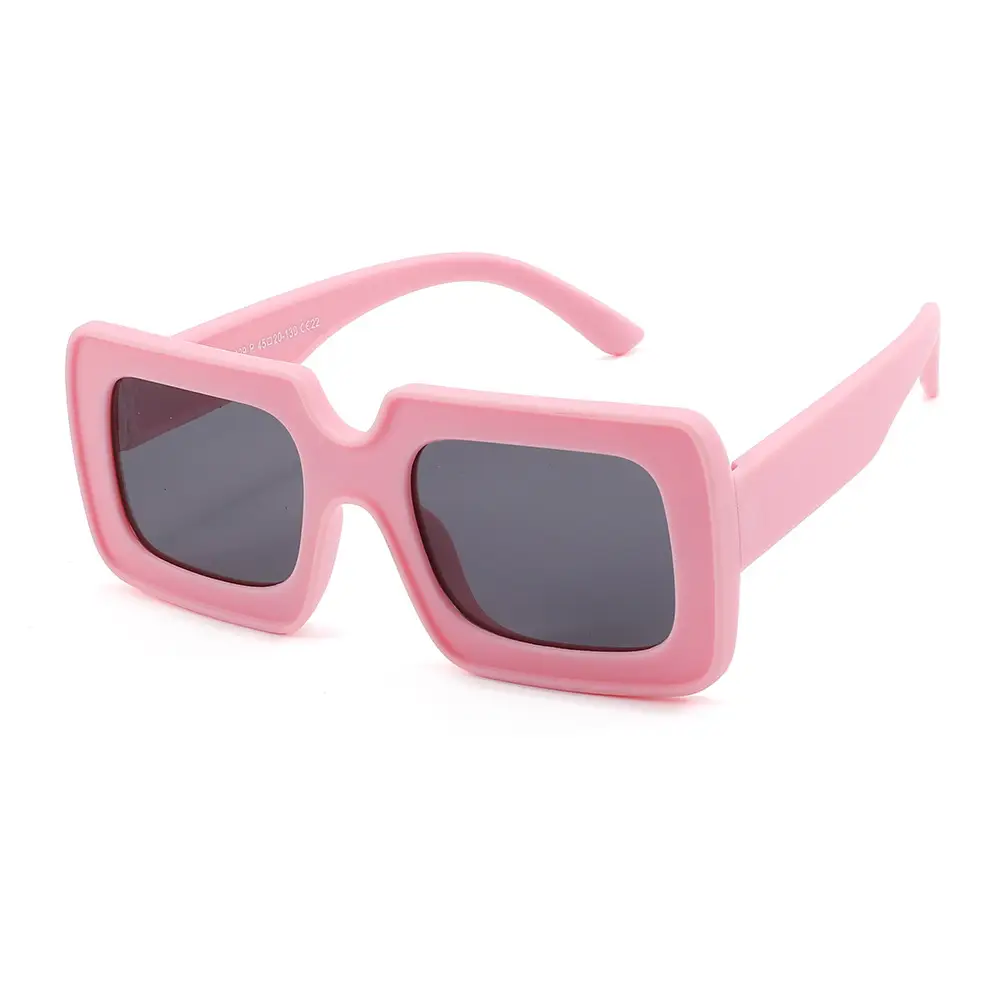 Pink Polarized Kids Sunglasses Square Frame Anti-UV - Image 12