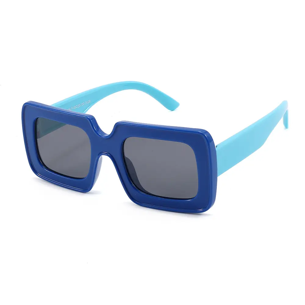 Pink Polarized Kids Sunglasses Square Frame Anti-UV - Image 13