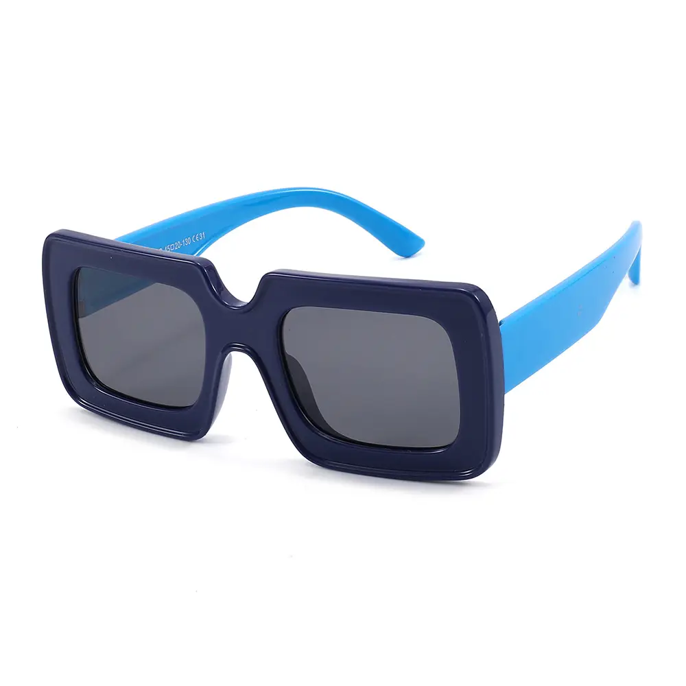 Pink Polarized Kids Sunglasses Square Frame Anti-UV - Image 14