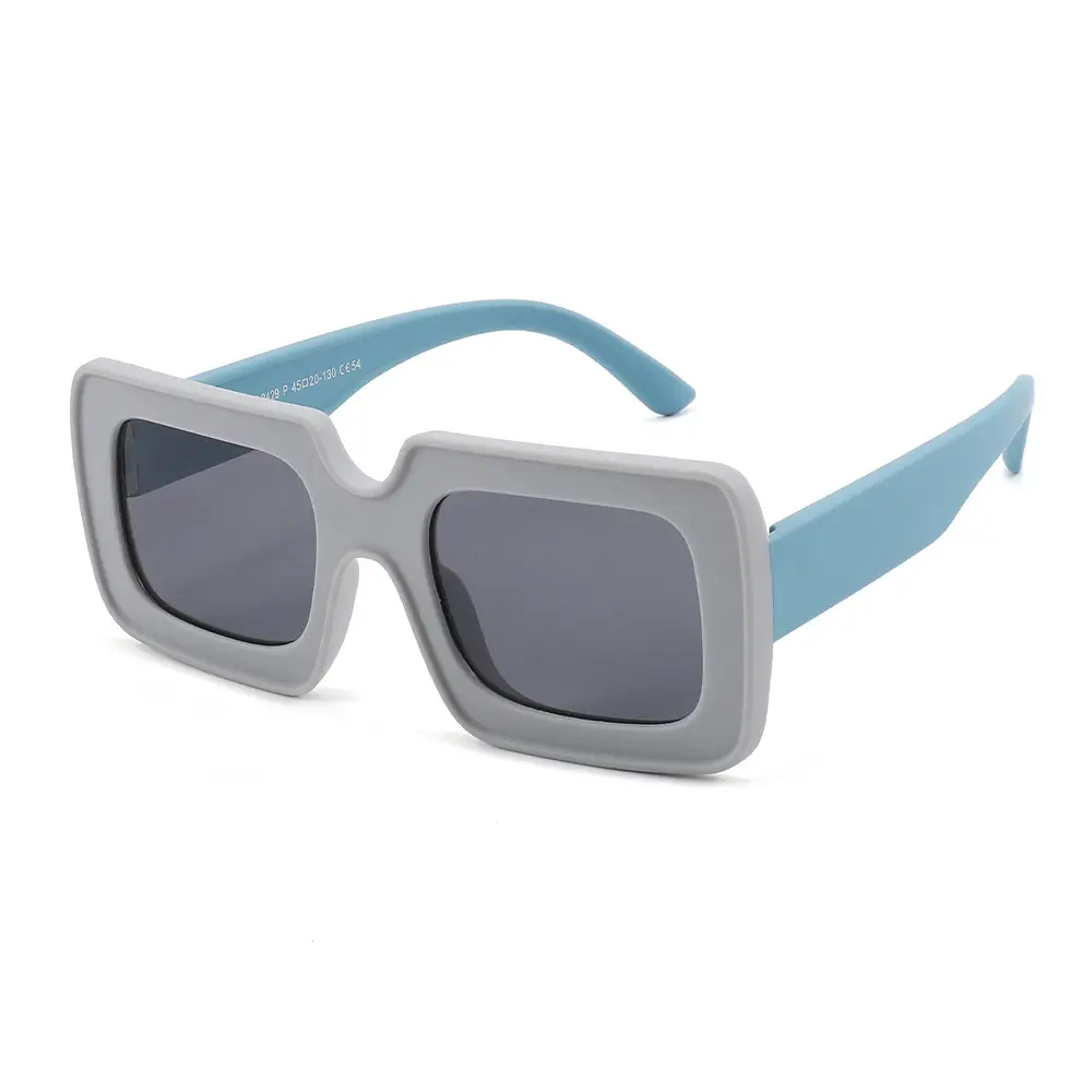 Pink Polarized Kids Sunglasses Square Frame Anti-UV - Image 8