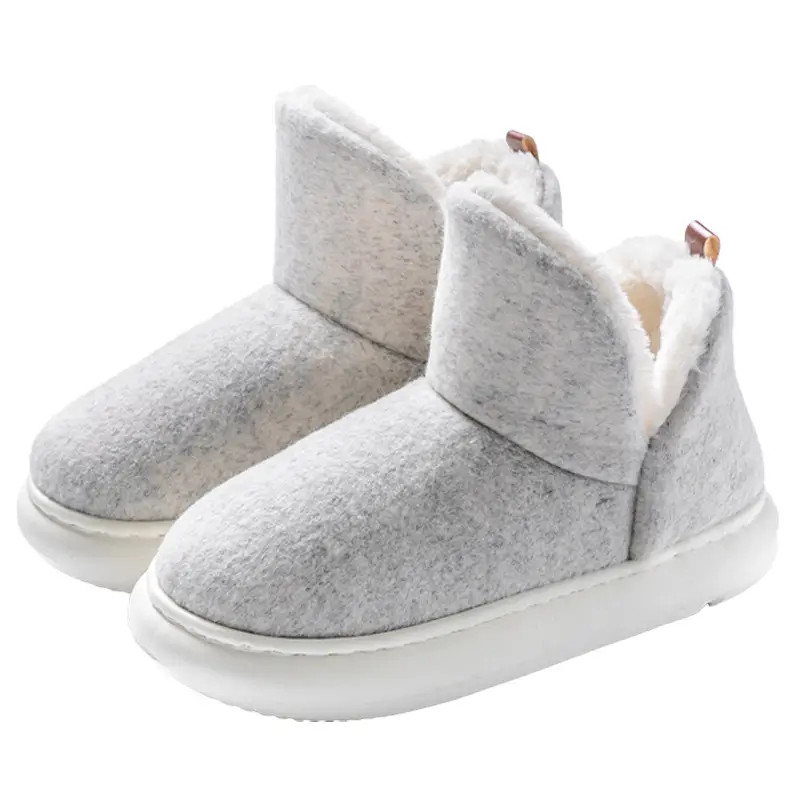 Women's Fleece Lined Snow Boots Maroon 2023 - Image 8