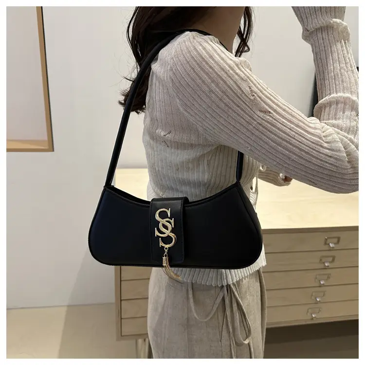 Pink Korean Style Shoulder Bag for Women 2024