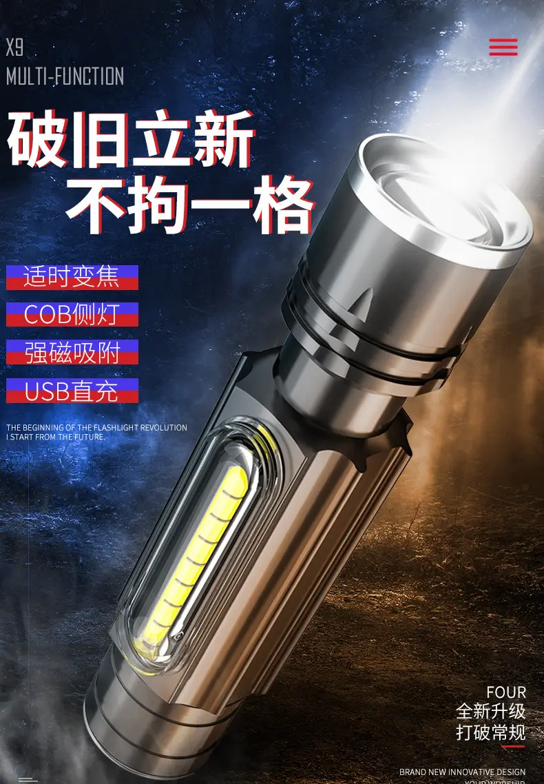 Mini LED Work Light Auto Repair Strong Magnetic Maintenance — feature 2
