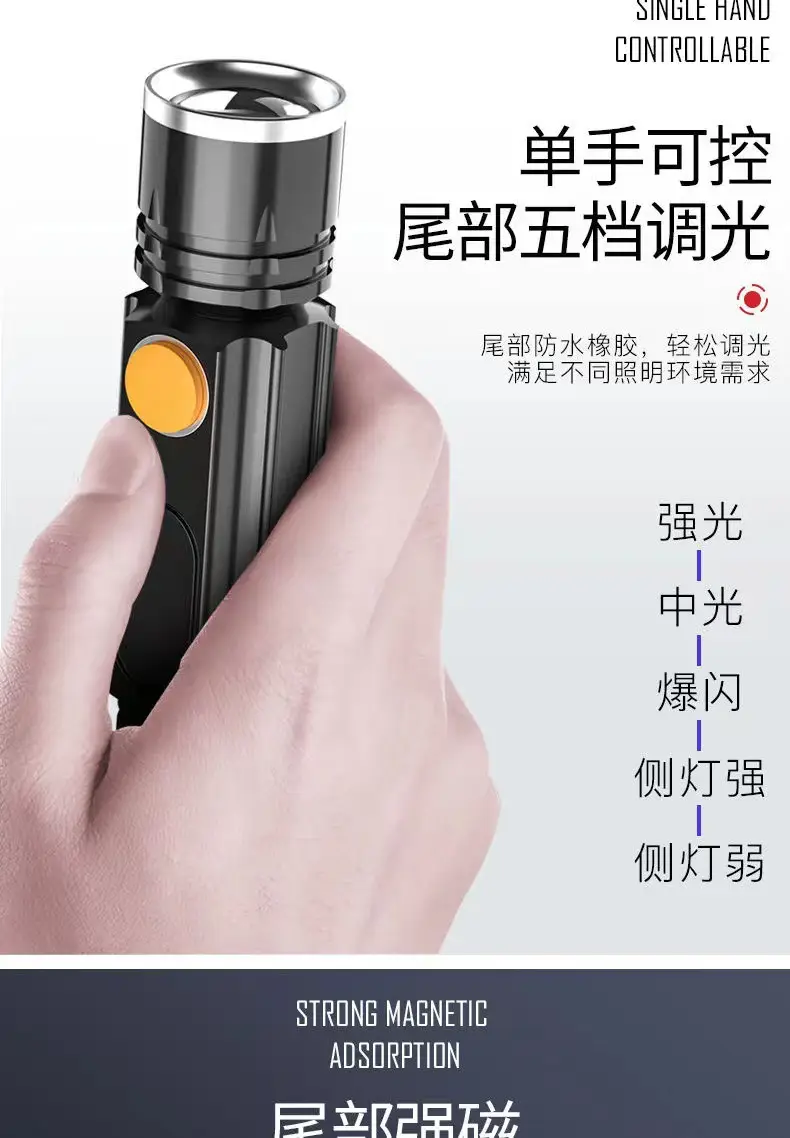Mini LED Work Light Auto Repair Strong Magnetic Maintenance — feature 7