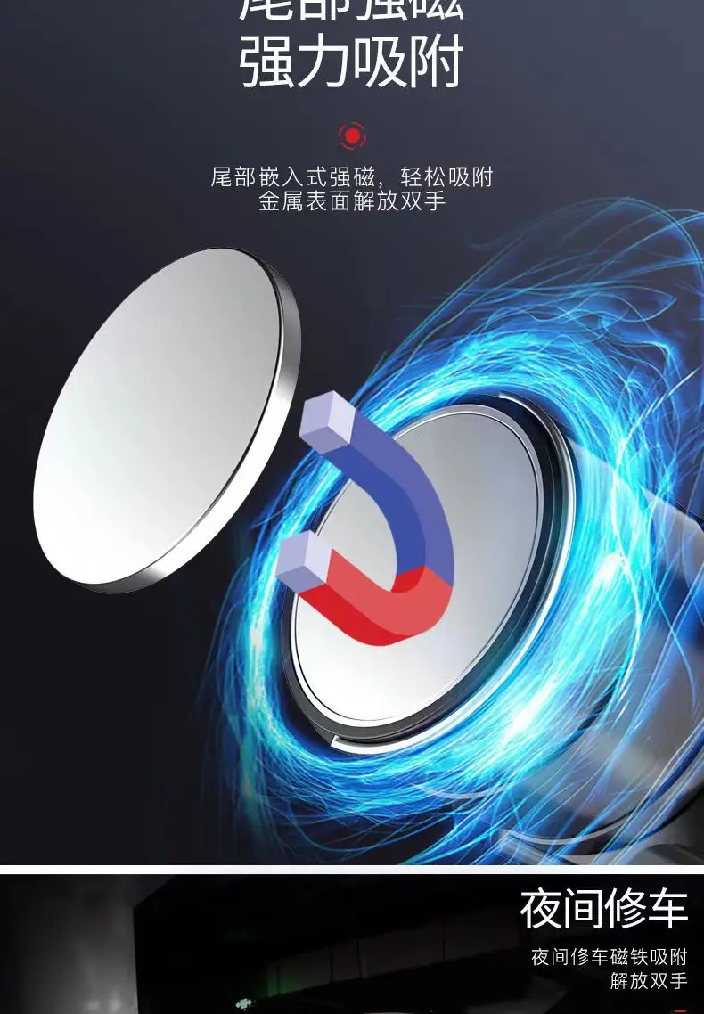 Mini LED Work Light Auto Repair Strong Magnetic Maintenance — feature 8