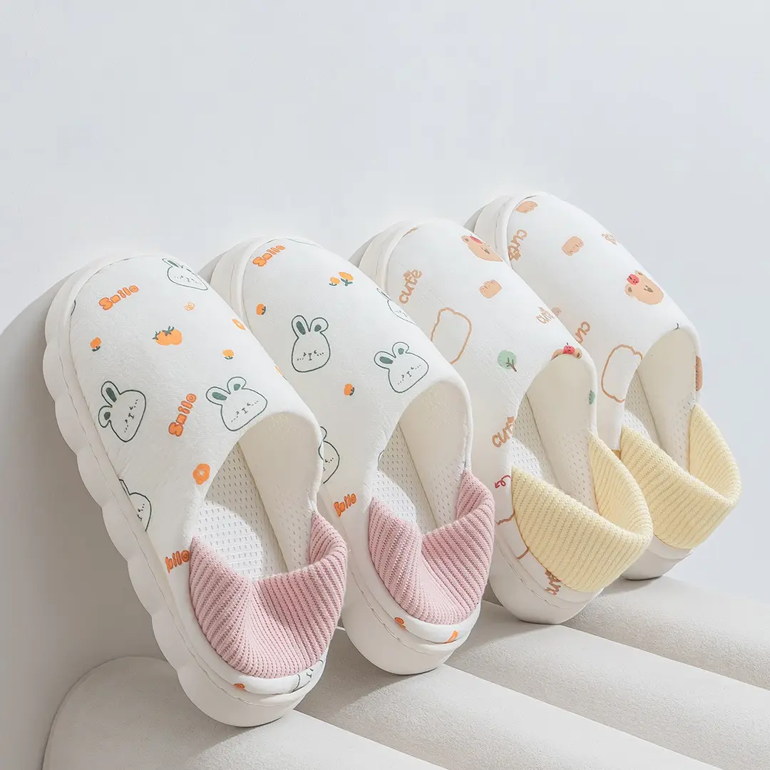 Lidani Postpartum Shoes, Summer Thin Style for Pregnant Women in August and September, Closed Heel, Soft Sole, Non-Slip, Breathable Maternity Cotton Slippers for Women — feature 19
