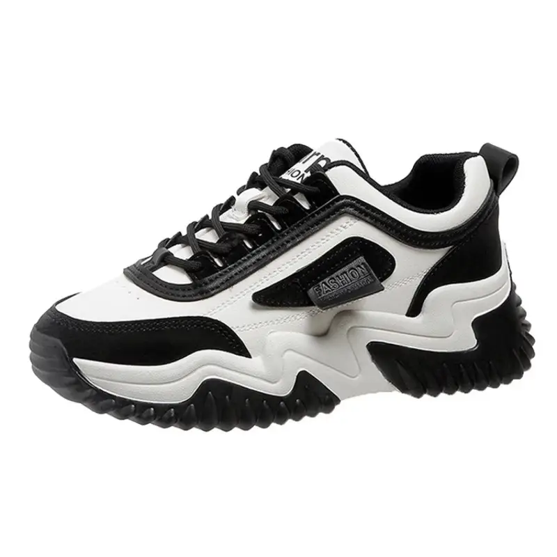 Factory Direct Sales Support Dropshipping 2025 New Autumn Thick-Soled Breathable Dad Shoes Casual Sports Shoes