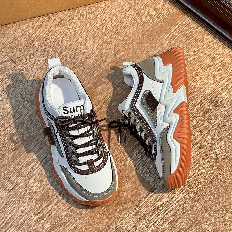 Factory Direct Sales Support Dropshipping 2025 New Autumn Thick-Soled Breathable Dad Shoes Casual Sports Shoes — feature 4