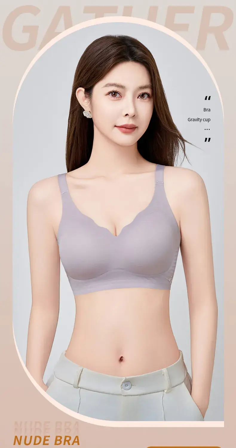 Red Underwire Cup Bra for Small Chest Size — feature 1