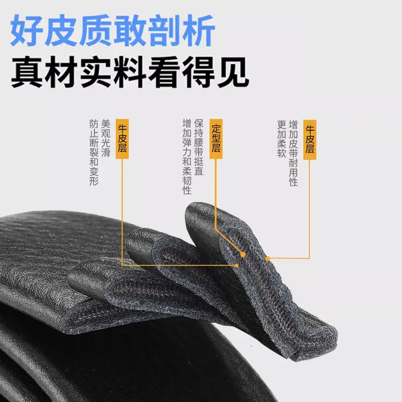 Double Sided Buckle-Free Belt for Men - Image 12