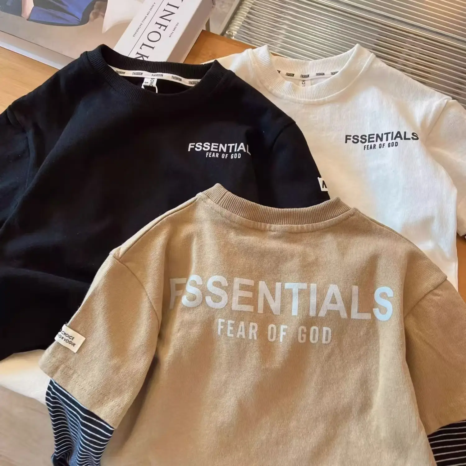Boys Pure Cotton Spring Autumn T-Shirt FSSENTIAL - Image 3