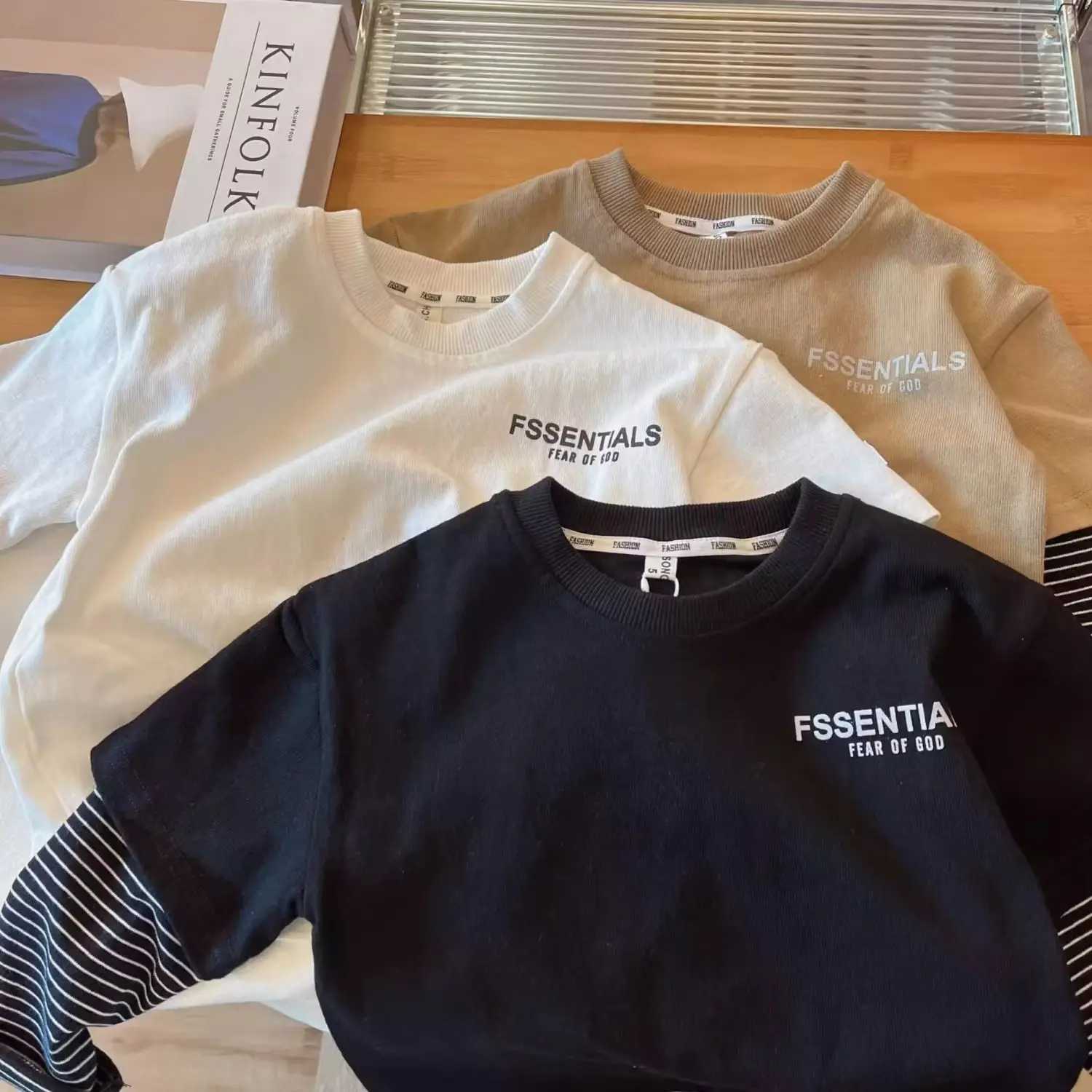 Boys Pure Cotton Spring Autumn T-Shirt FSSENTIAL - Image 4