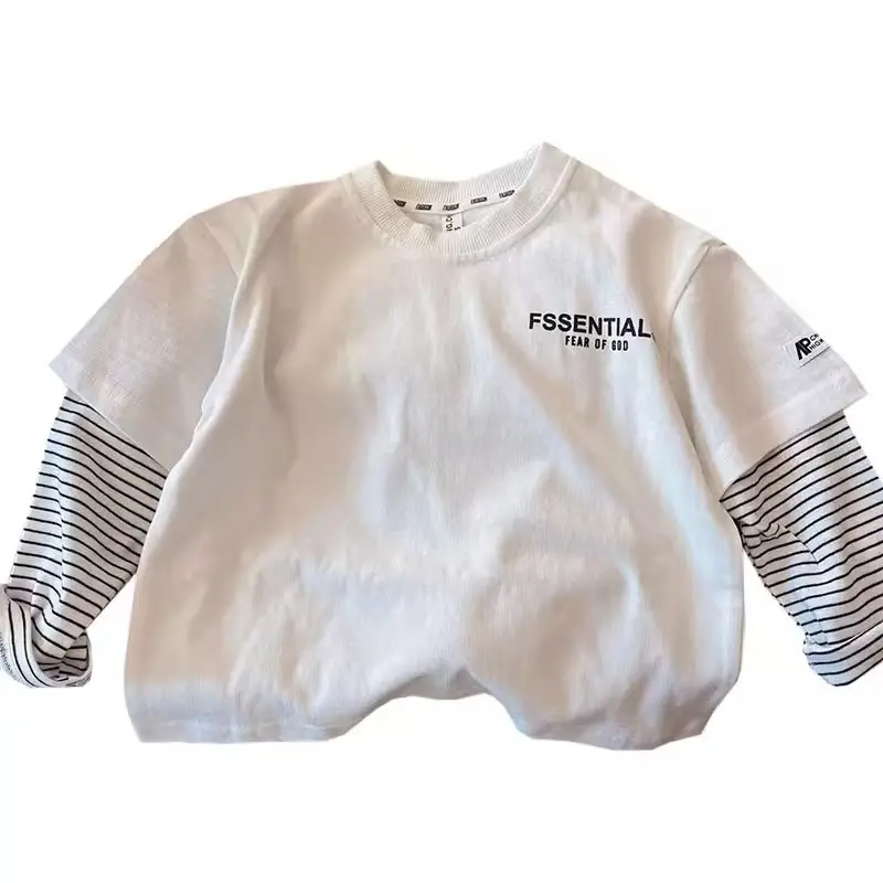Boys Pure Cotton Spring Autumn T-Shirt FSSENTIAL - Image 5