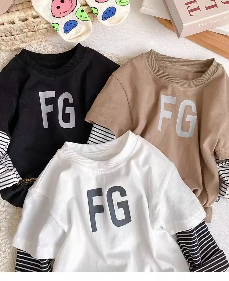Boys Pure Cotton Spring Autumn T-Shirt FSSENTIAL — feature 10