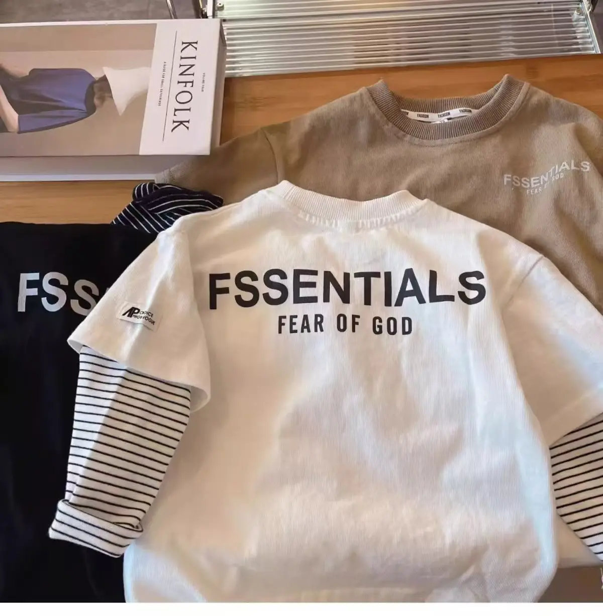 Boys Pure Cotton Spring Autumn T-Shirt FSSENTIAL — feature 11