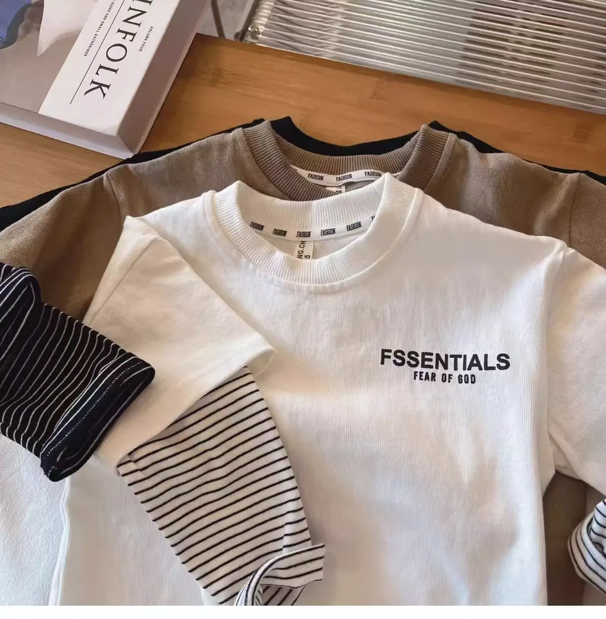 Boys Pure Cotton Spring Autumn T-Shirt FSSENTIAL — feature 12