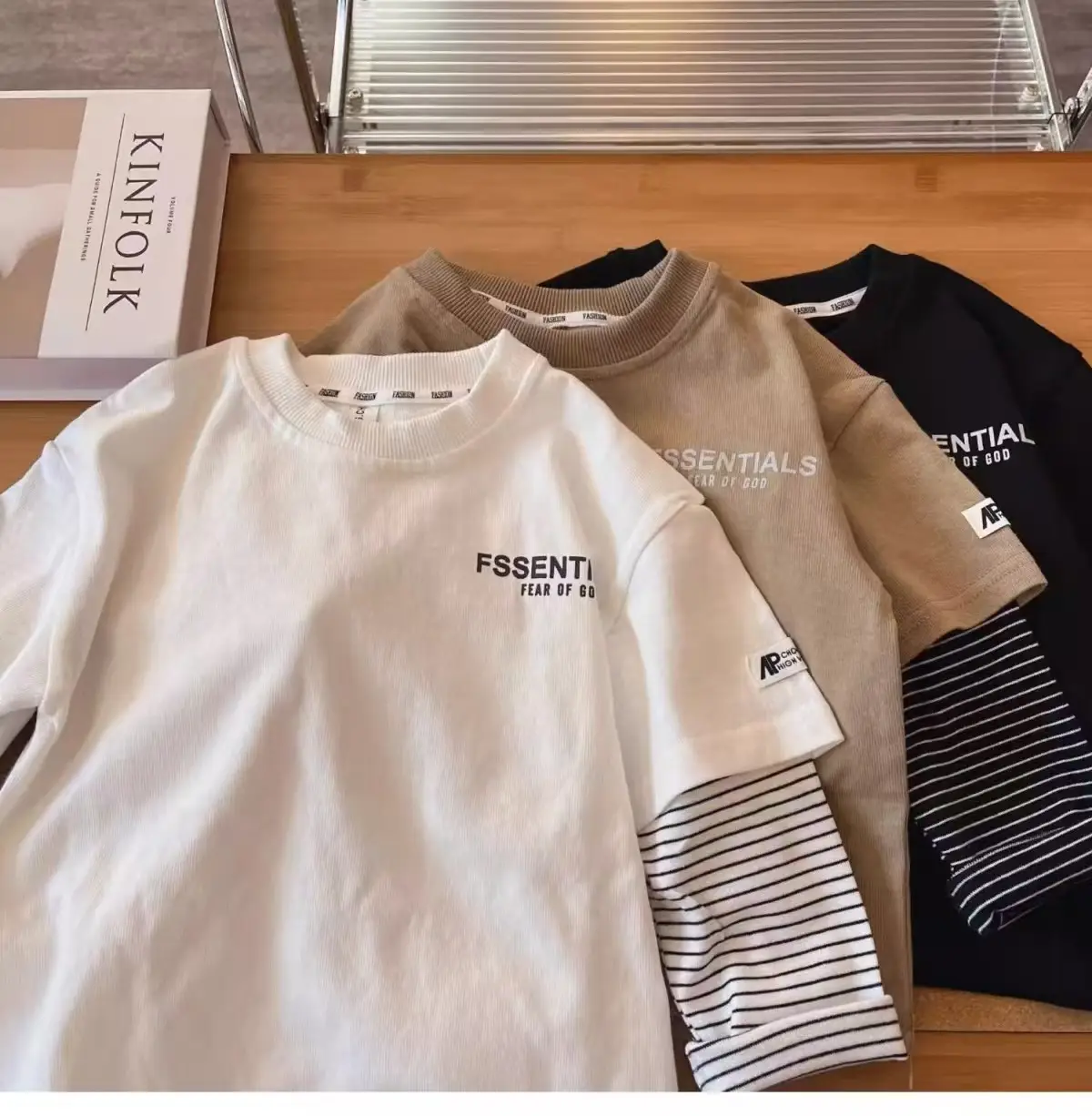 Boys Pure Cotton Spring Autumn T-Shirt FSSENTIAL — feature 14