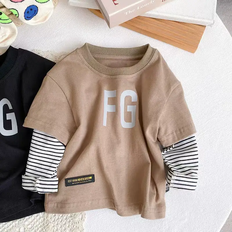 Boys Pure Cotton Spring Autumn T-Shirt FSSENTIAL — feature 2