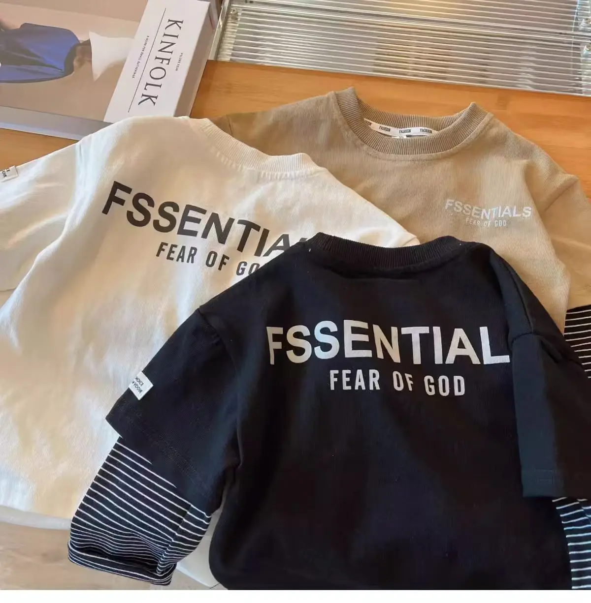 Boys Pure Cotton Spring Autumn T-Shirt FSSENTIAL — feature 3