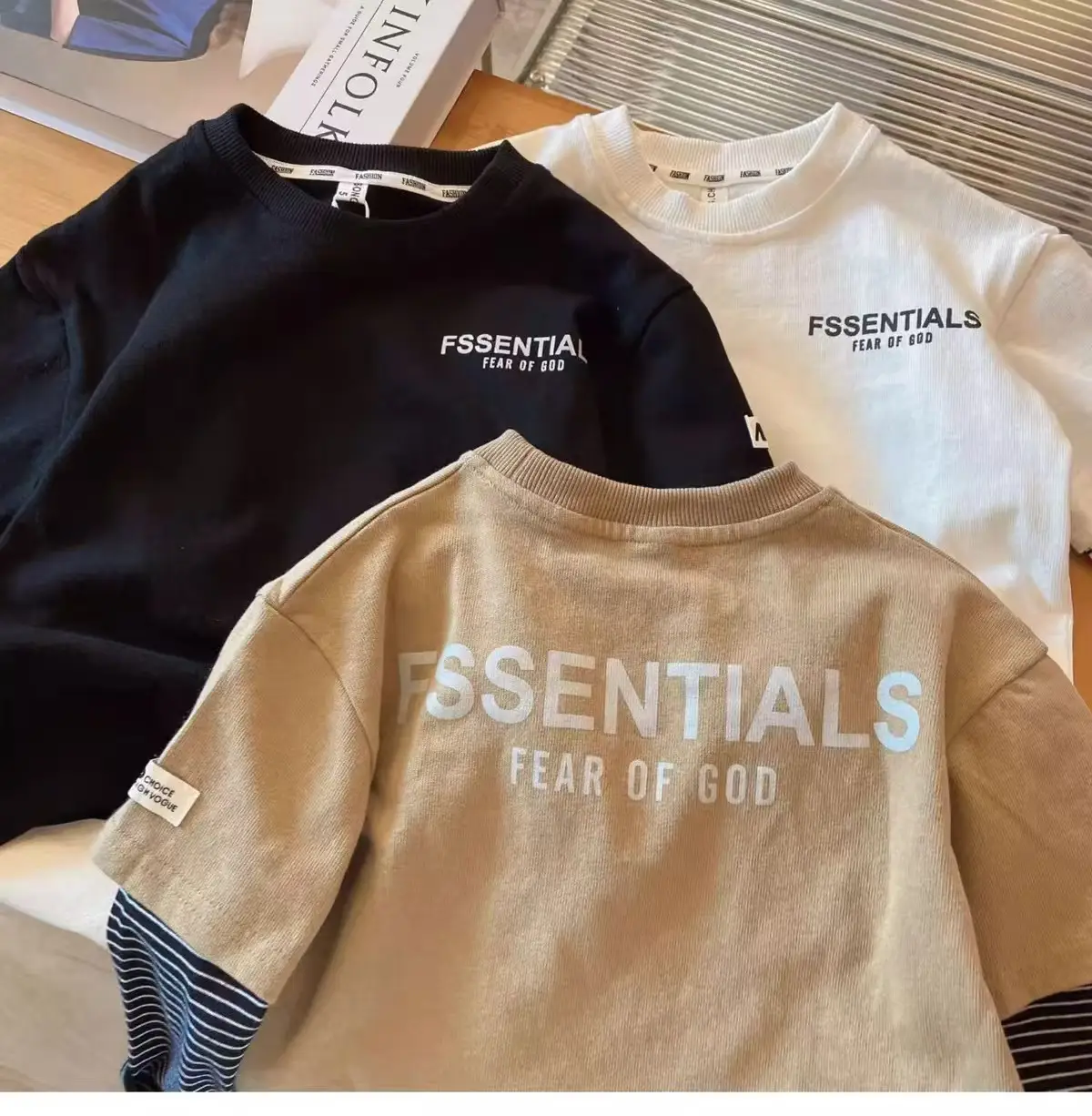 Boys Pure Cotton Spring Autumn T-Shirt FSSENTIAL — feature 5