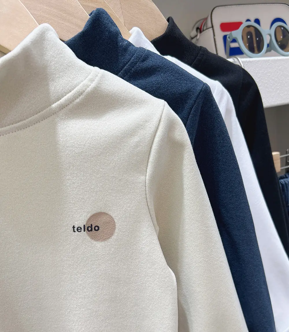 Children's White Letter Long Sleeve T-Shirt Set — feature 6