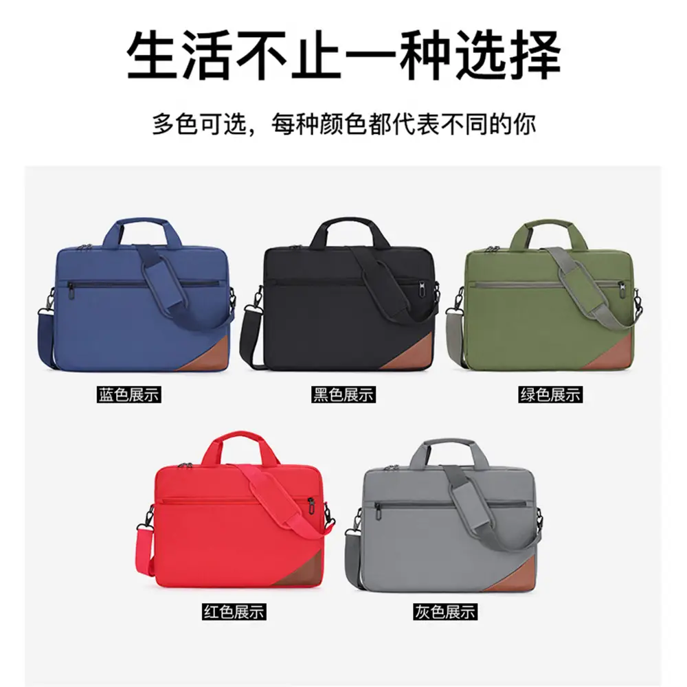 Men's Waterproof Laptop Bag Green Shoulder Crossbody - Image 8